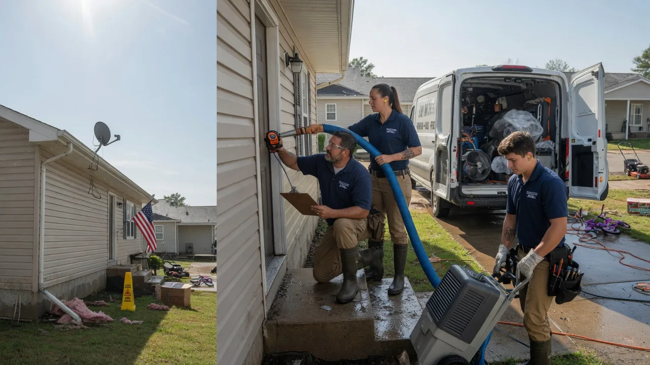 Ceiling Water Damage Restoration in Bland, MO near me